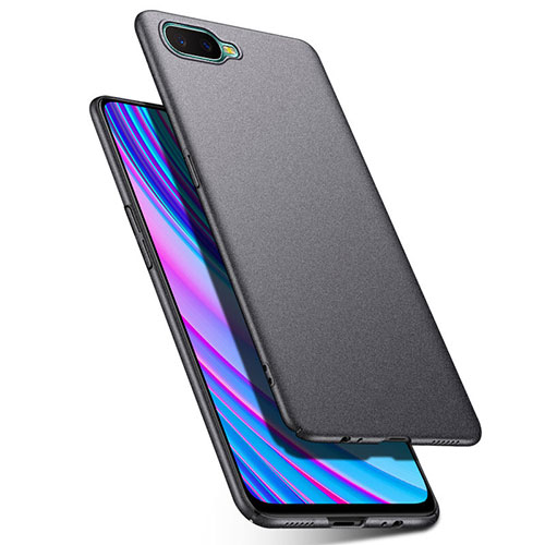 Hard Rigid Plastic Matte Finish Case Back Cover P03 for Oppo R15X Gray