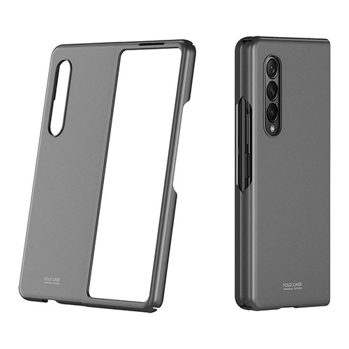 Hard Rigid Plastic Matte Finish Case Back Cover P03 for Samsung Galaxy Z Fold3 5G Gray