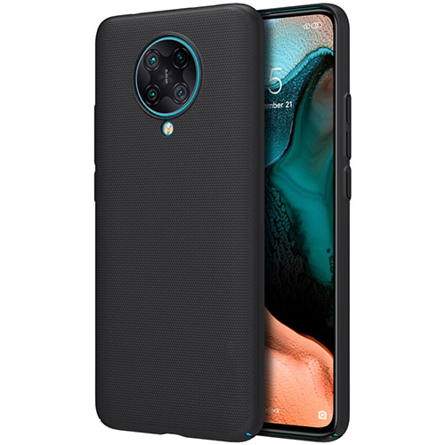 Hard Rigid Plastic Matte Finish Case Back Cover P03 for Xiaomi Poco F2 Pro Black