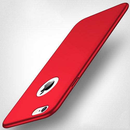 Hard Rigid Plastic Matte Finish Case Back Cover P09 for Apple iPhone 6 Red