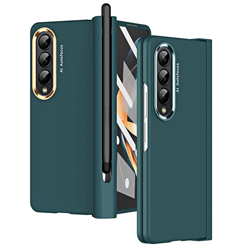 Hard Rigid Plastic Matte Finish Case Back Cover R07 for Samsung Galaxy Z Fold4 5G Green