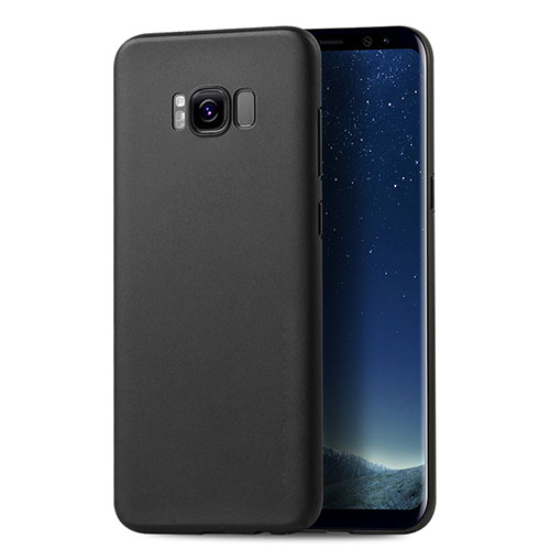 Hard Rigid Plastic Matte Finish Case Back Cover S01 for Samsung Galaxy S8 Black