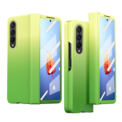 Hard Rigid Plastic Matte Finish Case Back Cover T03 for Samsung Galaxy Z Fold3 5G Green