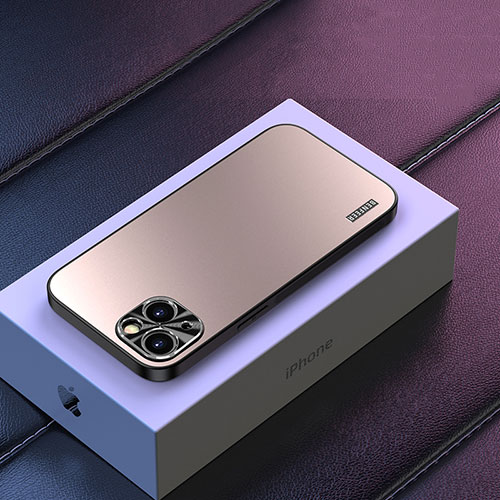 Hard Rigid Plastic Matte Finish Case Back Cover TB2 for Apple iPhone 15 Gold