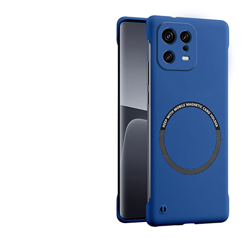 Hard Rigid Plastic Matte Finish Case Back Cover with Mag-Safe Magnetic P01 for Xiaomi Mi 13 5G Blue