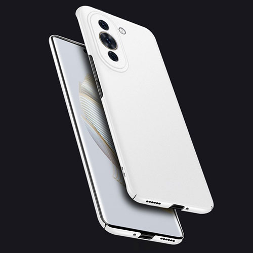 Hard Rigid Plastic Matte Finish Case Back Cover YK1 for Huawei Nova 10 White