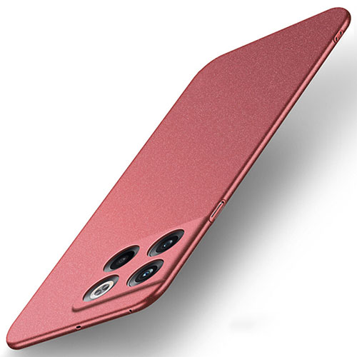 Hard Rigid Plastic Matte Finish Case Back Cover YK1 for OnePlus 10T 5G Red