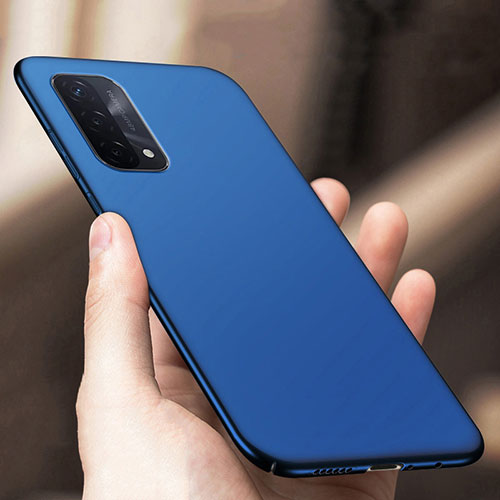 Hard Rigid Plastic Matte Finish Case Back Cover YK1 for OnePlus Nord N200 5G Blue