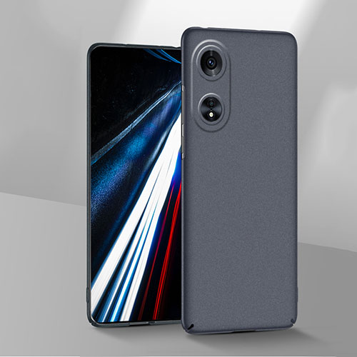 Hard Rigid Plastic Matte Finish Case Back Cover YK1 for Oppo A78 4G Blue