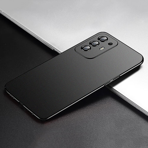 Hard Rigid Plastic Matte Finish Case Back Cover YK1 for Oppo A94 5G Black