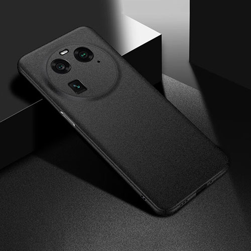 Hard Rigid Plastic Matte Finish Case Back Cover YK1 for Oppo Find X6 5G Black