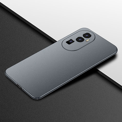 Hard Rigid Plastic Matte Finish Case Back Cover YK1 for Oppo Reno10 Pro+ Plus 5G Gray