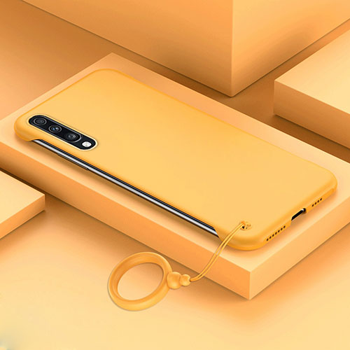 Hard Rigid Plastic Matte Finish Case Back Cover YK1 for Samsung Galaxy A70S Yellow