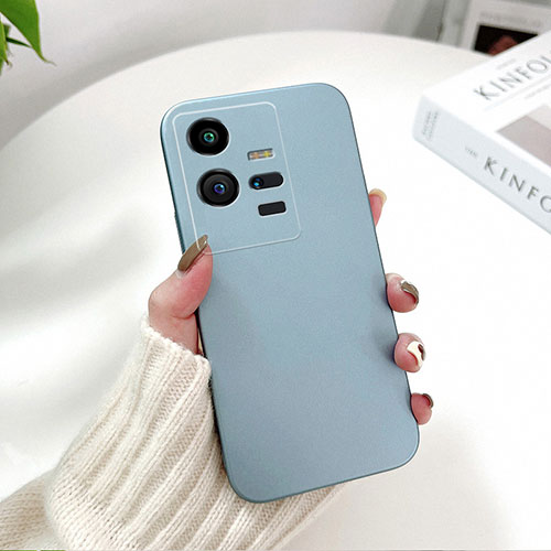 Hard Rigid Plastic Matte Finish Case Back Cover YK1 for Vivo iQOO 11 5G Sky Blue