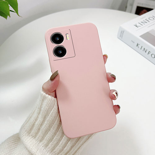 Hard Rigid Plastic Matte Finish Case Back Cover YK1 for Vivo iQOO Z7 5G Pink