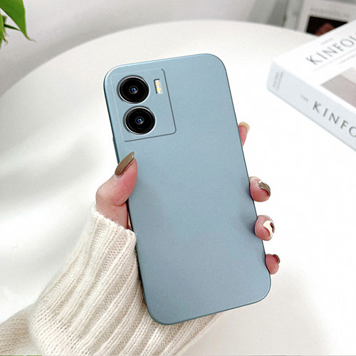 Hard Rigid Plastic Matte Finish Case Back Cover YK1 for Vivo iQOO Z7 5G Sky Blue