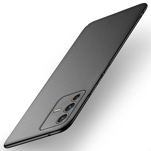 Hard Rigid Plastic Matte Finish Case Back Cover YK1 for Vivo V23 5G Black