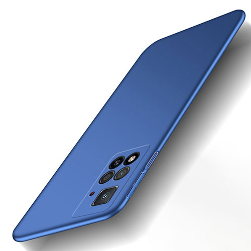 Hard Rigid Plastic Matte Finish Case Back Cover YK1 for Xiaomi Poco X4 NFC Blue