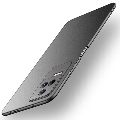 Hard Rigid Plastic Matte Finish Case Back Cover YK1 for Xiaomi Redmi K40S 5G Black