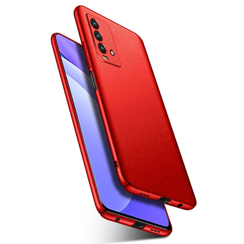 Hard Rigid Plastic Matte Finish Case Back Cover YK1 for Xiaomi Redmi Note 9 4G Red