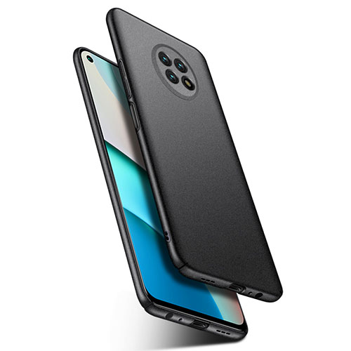 Hard Rigid Plastic Matte Finish Case Back Cover YK1 for Xiaomi Redmi Note 9T 5G Black