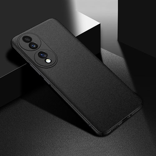 Hard Rigid Plastic Matte Finish Case Back Cover YK2 for Huawei Honor 70 5G Black