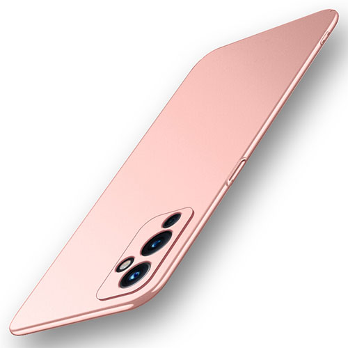 Hard Rigid Plastic Matte Finish Case Back Cover YK2 for OnePlus 9 5G Pink