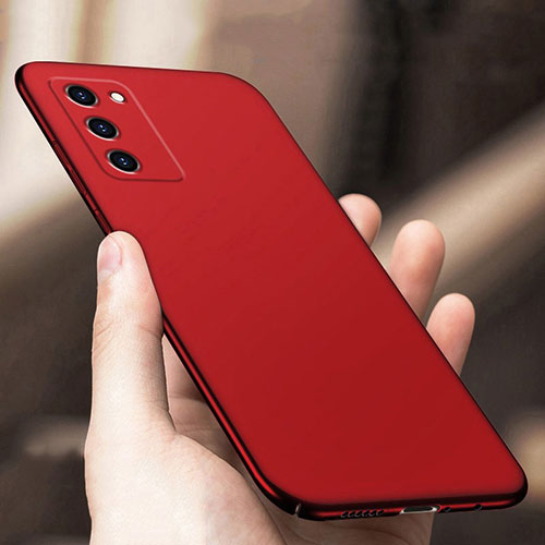 Hard Rigid Plastic Matte Finish Case Back Cover YK2 for Oppo A53s 5G Red