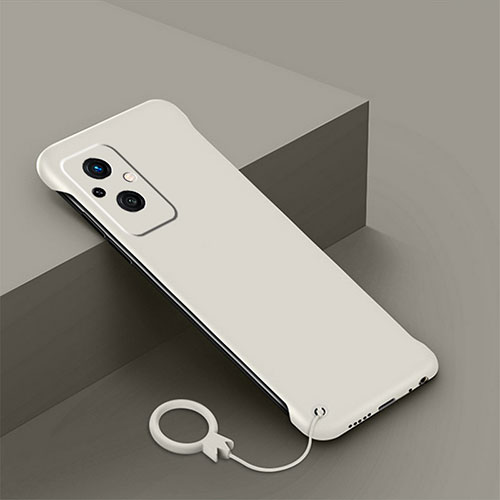 Hard Rigid Plastic Matte Finish Case Back Cover YK2 for Oppo Reno7 Z 5G White