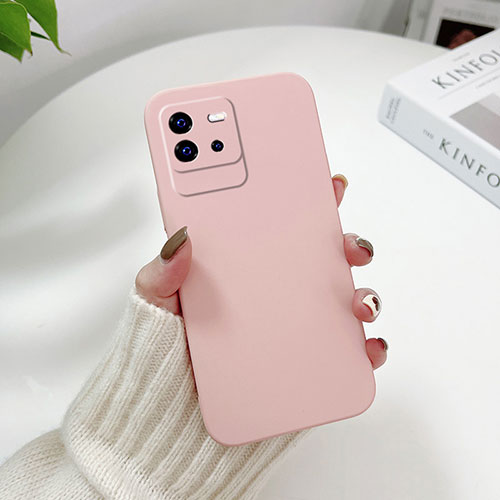 Hard Rigid Plastic Matte Finish Case Back Cover YK2 for Vivo iQOO Neo6 5G Pink