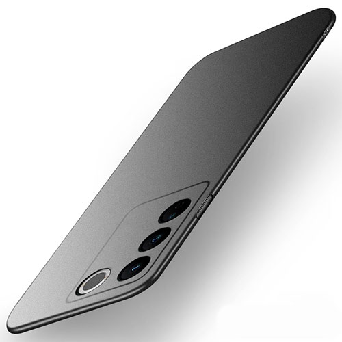 Hard Rigid Plastic Matte Finish Case Back Cover YK2 for Vivo V27 Pro 5G Black