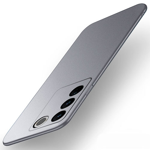 Hard Rigid Plastic Matte Finish Case Back Cover YK2 for Vivo V27e 5G Gray