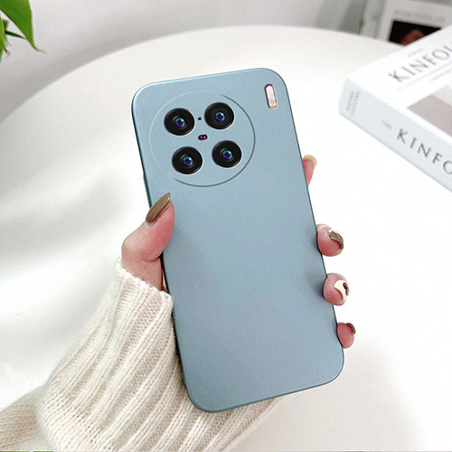 Hard Rigid Plastic Matte Finish Case Back Cover YK2 for Vivo X90 Pro 5G Sky Blue