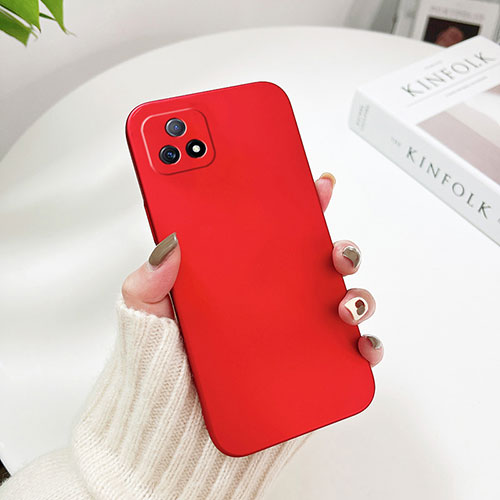 Hard Rigid Plastic Matte Finish Case Back Cover YK2 for Vivo Y52s t1 5G Red