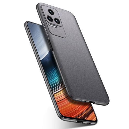 Hard Rigid Plastic Matte Finish Case Back Cover YK2 for Xiaomi Redmi K40S 5G Gray