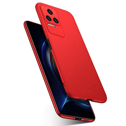 Hard Rigid Plastic Matte Finish Case Back Cover YK2 for Xiaomi Redmi K50 5G Red