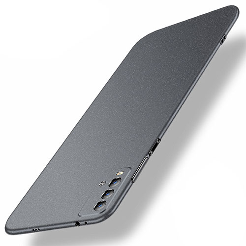 Hard Rigid Plastic Matte Finish Case Back Cover YK2 for Xiaomi Redmi Note 9 4G Gray