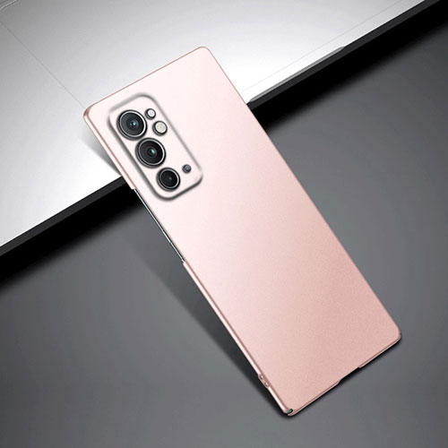 Hard Rigid Plastic Matte Finish Case Back Cover YK3 for OnePlus 9RT 5G Pink