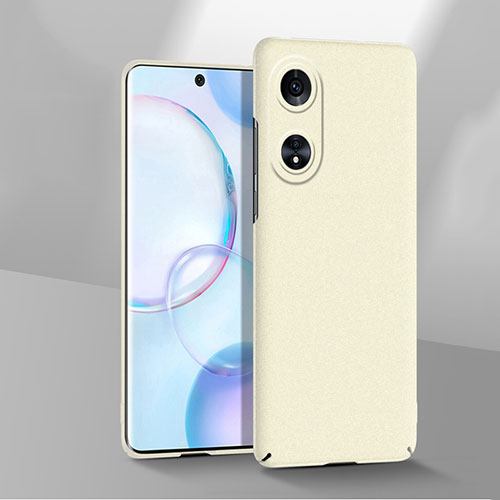 Hard Rigid Plastic Matte Finish Case Back Cover YK3 for Oppo A1 Pro 5G White