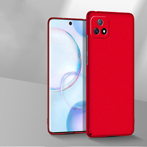 Hard Rigid Plastic Matte Finish Case Back Cover YK3 for Vivo iQOO U3 5G Red