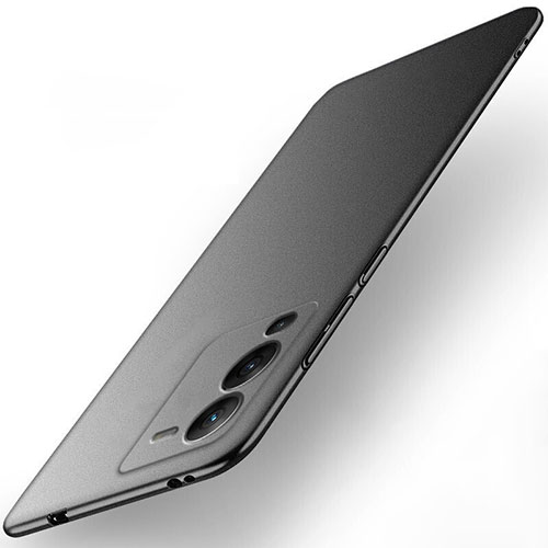 Hard Rigid Plastic Matte Finish Case Back Cover YK3 for Vivo V25 Pro 5G Black