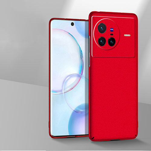 Hard Rigid Plastic Matte Finish Case Back Cover YK3 for Vivo X80 5G Red