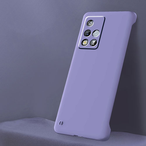 Hard Rigid Plastic Matte Finish Case Back Cover YK3 for Xiaomi Poco M4 Pro 5G Purple