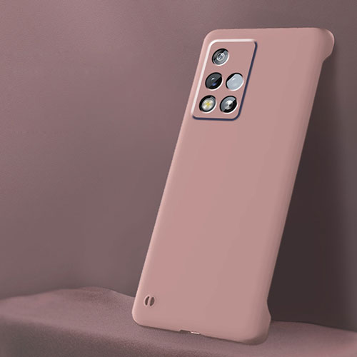 Hard Rigid Plastic Matte Finish Case Back Cover YK3 for Xiaomi Poco M4 Pro 5G Rose Gold