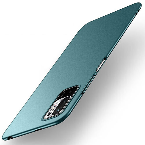 Hard Rigid Plastic Matte Finish Case Back Cover YK3 for Xiaomi Redmi Note 10 5G Green