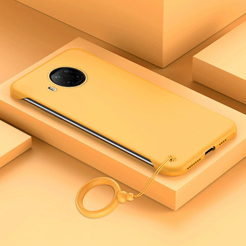 Hard Rigid Plastic Matte Finish Case Back Cover YK4 for Xiaomi Mi 10i 5G Yellow