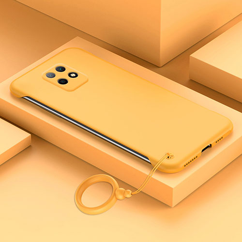 Hard Rigid Plastic Matte Finish Case Back Cover YK4 for Xiaomi Redmi 10X Pro 5G Yellow