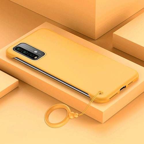 Hard Rigid Plastic Matte Finish Case Back Cover YK4 for Xiaomi Redmi 9 Power Yellow