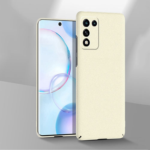 Hard Rigid Plastic Matte Finish Case Back Cover YK5 for Realme Q3s 5G White