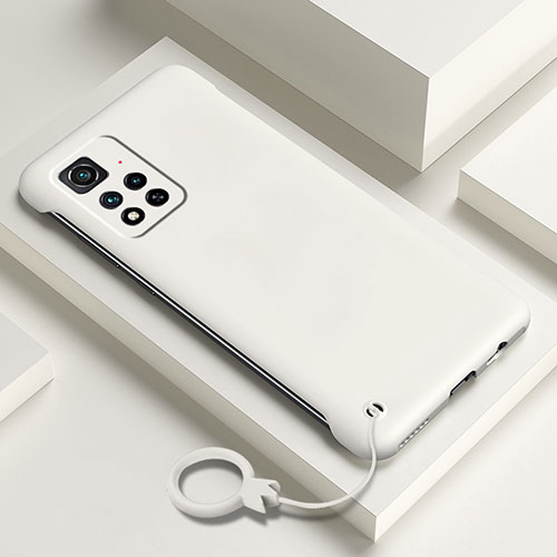 Hard Rigid Plastic Matte Finish Case Back Cover YK5 for Xiaomi Mi 11i 5G (2022) White